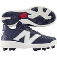 thumbnail image 1 of New Balance Youth 4040v7 Rubber Molded Baseball Cleat Navy/White 11.5, 1 of 6