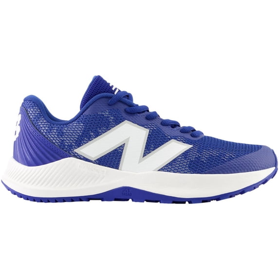 New Balance Youth 4040v7 Turf Trainer Baseball Shoe Royal/White 11 1/2k
