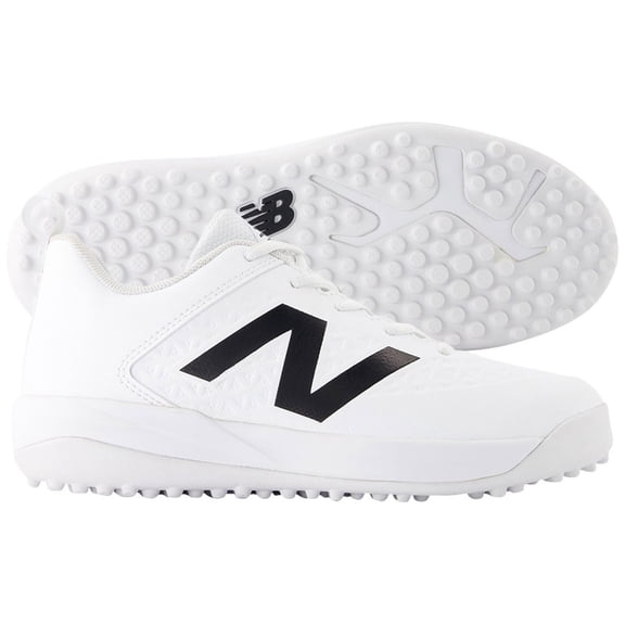 New Balance Youth 4040V8 Baseball Turfs White/White 7