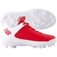 thumbnail image 1 of New Balance Youth 4040V8 Molded Baseball Cleats Red/White 7, 1 of 5