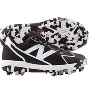 New Balance Youth Romero Duo Molded Baseball Cleats Black/White Medium 10.5