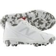 thumbnail image 1 of New Balance Youth Romero Duo TPU Molded Softball Cleats White/Silver 10.5, 1 of 6