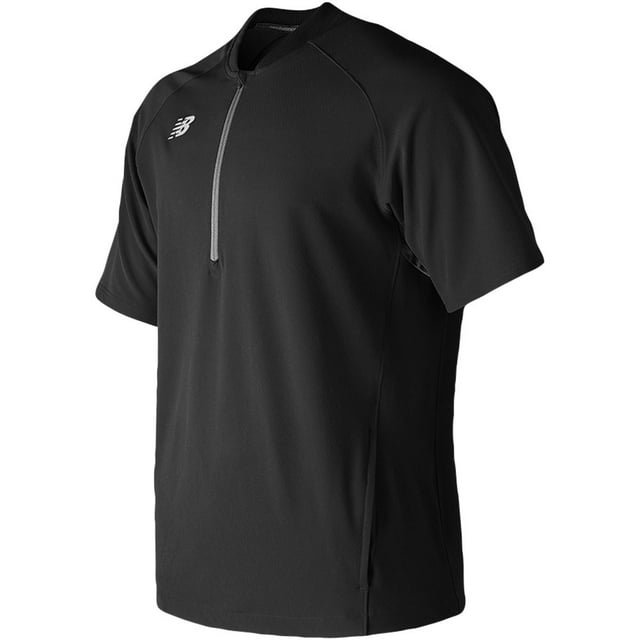 New Balance Youth Short Sleeve 3000 Baseball Batting Jacket Black Xl