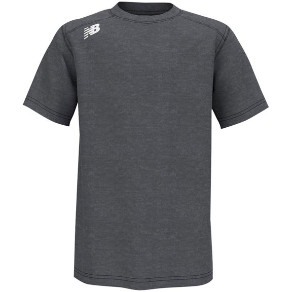 New Balance Youth Tech Baseball T-Shirt Dark Grey XL