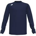 thumbnail image 1 of New Balance Youth Tech Long Sleeve Baseball T-Shirt Navy S, 1 of 2