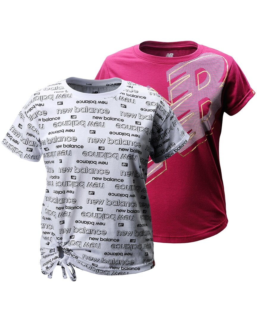 New balance pink shirt cheap
