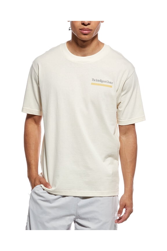 mens Athletics Intelligent Choice T-Shirt, l, White