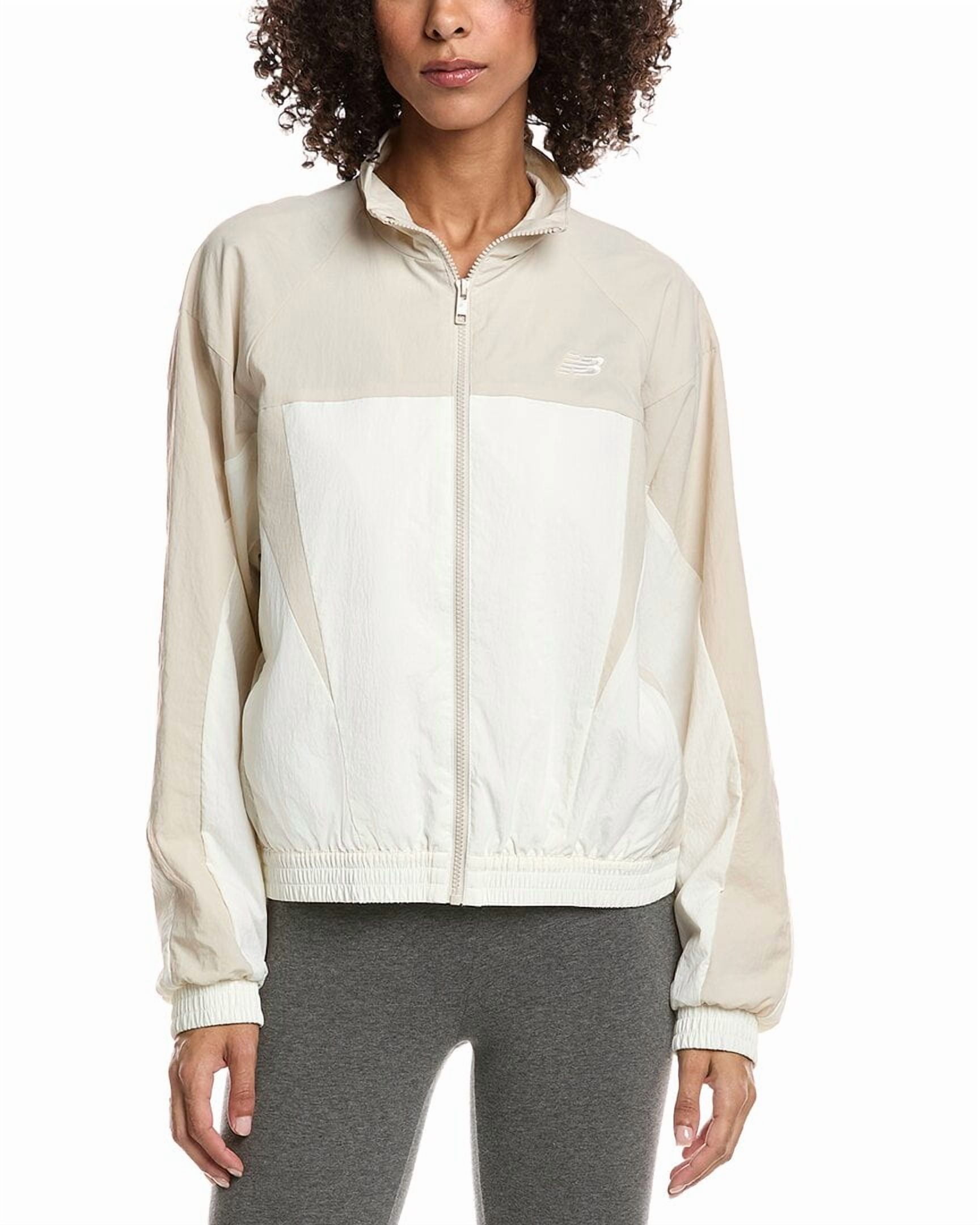 New Balance womens Colorblock Woven Jacket, xs, White - Walmart.com