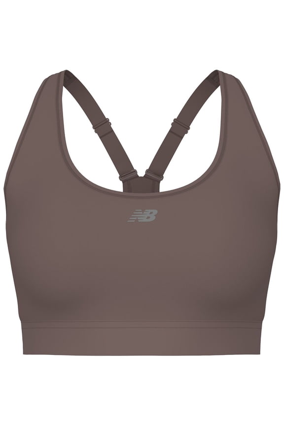 womens Essential Run Bra, xs, Brown