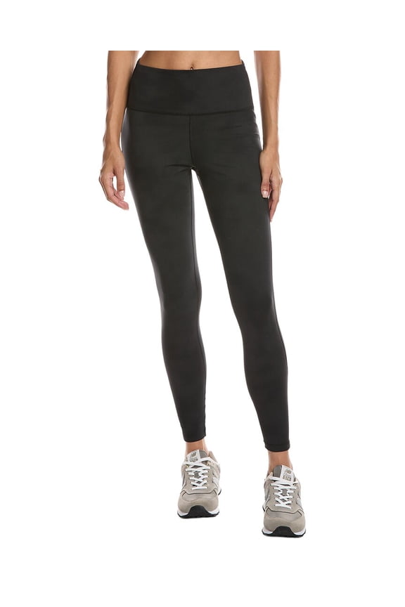 womens  Reflective Warming High-Rise Legging, l, Black