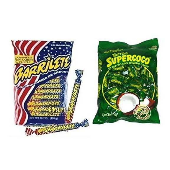 New Barrilete Fruit Coconut Candies - Natural (Pack of 50)