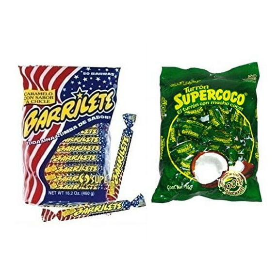 New Barrilete Fruit Coconut Candies - Natural (Pack of 50)