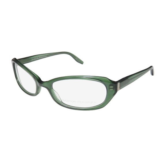 New Barton Perreira Jaclyn Womens/Ladies Designer Full-Rim Green Contemporary Authentic Frame Demo Lenses 52-18-133 Eyeglasses/Eyewear