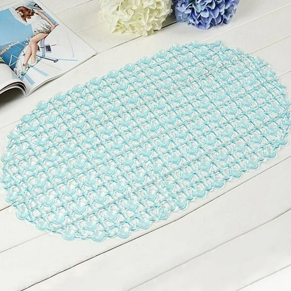 New Bathroom Tub Non-Slip Bath Floor Bubble Shower Tub Mat Plastic Rubber PVC