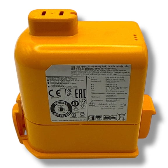 New Battery EAC63382208 EAC63382204 For LG Cord Zero A9 ,A9 Plus A9S A9K A9N A9MAX A9T-Ultra A949 A941 A937 A931 Cordless