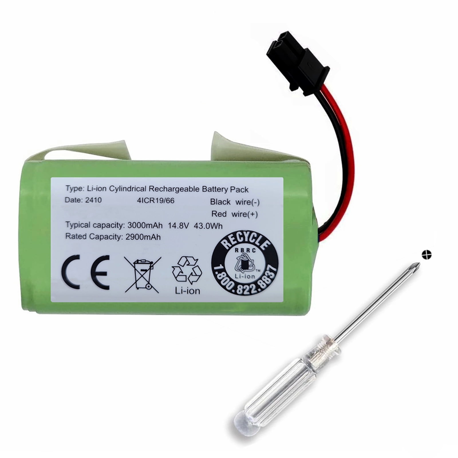 New Battery For Eufy RoboVac LR30 L35 LR20 Hybrid, Bagotte BG800 BG850,Kyvol Cybovac L20 E20 E30 E31 Robot Vacuum