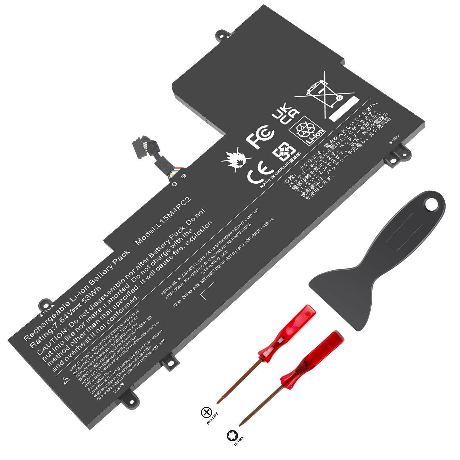 New Battery For Lenovo Yoga 710-15ISK 710-14IKB 710-15IKB L15M4PC2 L15L4PC2 US
