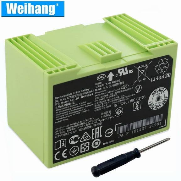 New Battery For iRobot Roomba e5 e6 i1 i2 i3 i4 i5 i6 i7+ i8+ J5 J6 J7 ABL-D1 4624864 Robot Vacuum