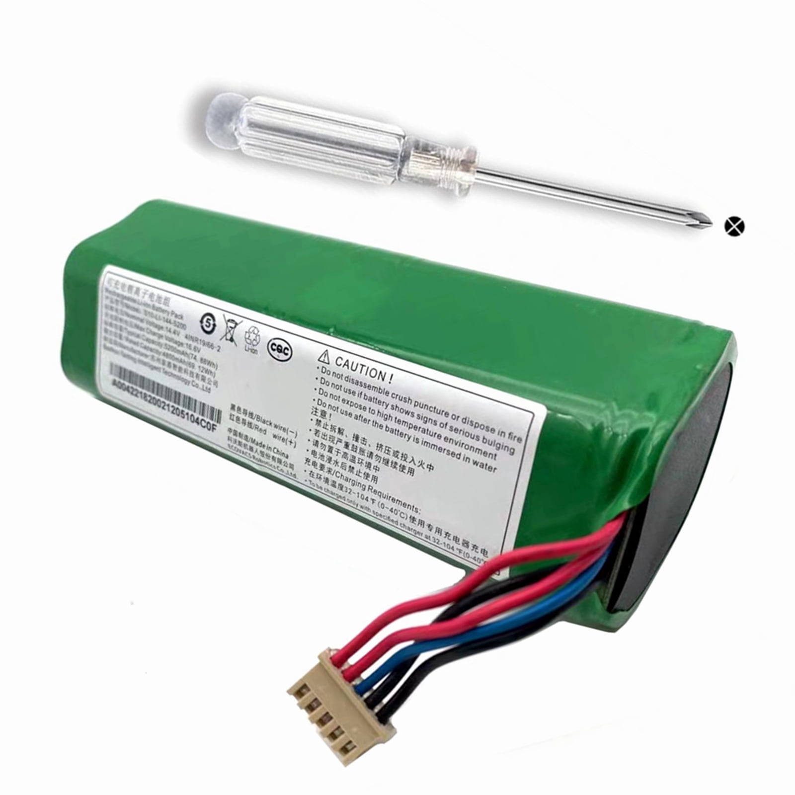New Battery S10-LI-144-5200 For Ecovacs Deebot OZMO 950 T5 T8 MAX T9 AIVI T10 T20 Omni X1 Robot Vacuum