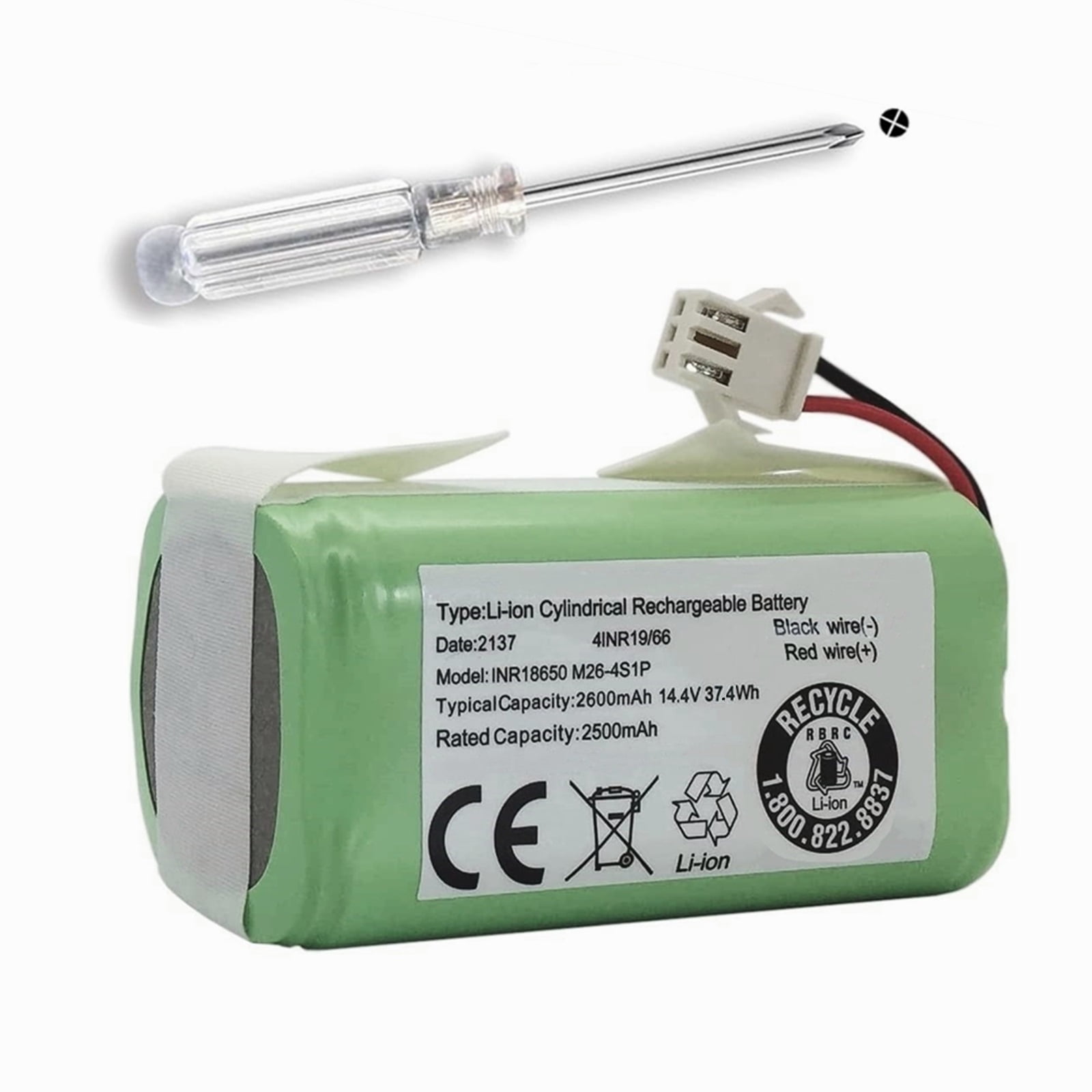 New Battery for Lubluelu SL60 Pro SL61 SL60D SL68 Plus,Yeedi K600 K602G K650 K652G K680 K700 K730 K800 K801 K802 Robot Vacuum