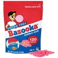 thumbnail image 1 of New Bazooka Sugar-Free Bubble Gum Pellets Bag - 120 Count Bulk Gum, Original Flavor, Resealable Pouch Perfect for Sharing, Ideal for Parties & Vintage Themes, Nostalgic Chewy GumRDC35, 1 of 3