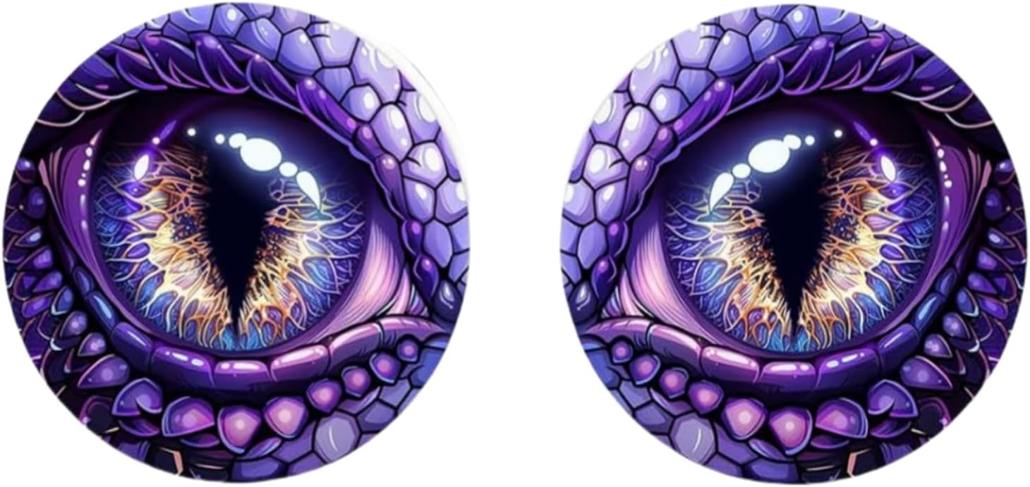 New Beast Eyes Headlight Decals, 8Inch Eye Decals for Jeep Headlights