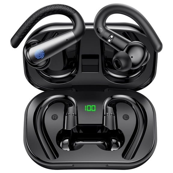 New Bee Bluetooth Earbuds Wireless IPX6 Waterproof over-Ear Stereo Bass Earphones for Sports/Workout