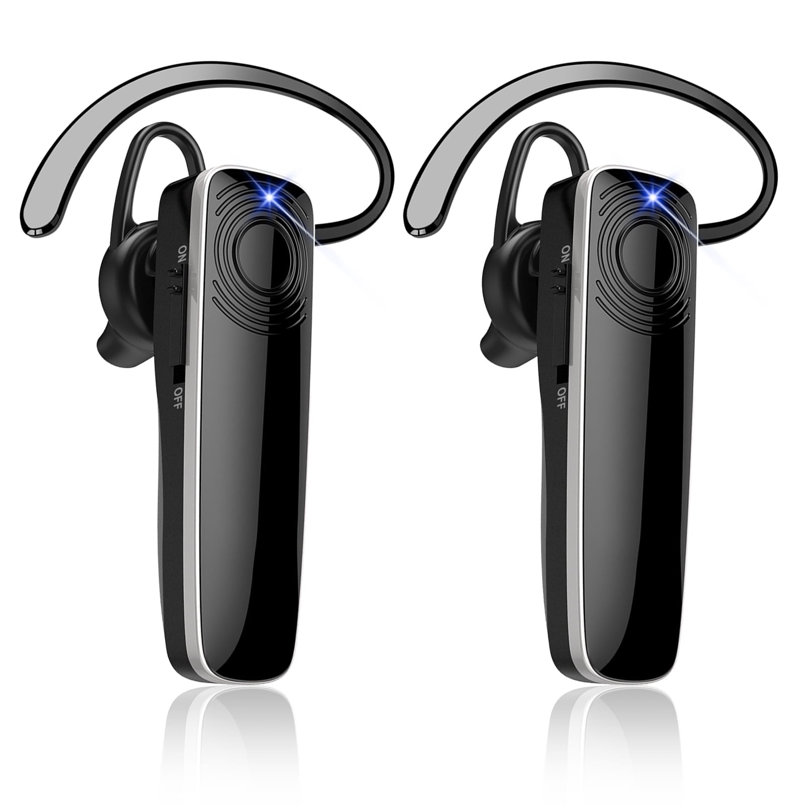 New Bee Bluetooth 5.0 Wireless Headset, Noise Cancelling Mic, 12H Talk ...