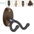 thumbnail image 1 of New Bee Guitar Wall Mount - Sturdy Wood Base & Metal Hook, High Weight Capacity, Anti-Slip V-Shape, Rotatable Adjustable with Soft Rubber - Fits Ukulele/Bass/Mandolin/Banjo (All Sizes), 1 of 13