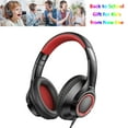 thumbnail image 1 of New bee Kids Headphones with 3.5mm Audio Jack, 40mm Large Driver, Eco-Friendly Material, Adjustable Metal Headband & Foldable,Kids Boys Girls Gift for School/Learning/Movies/Music/PC/Mac/Tablet,Black, 1 of 9