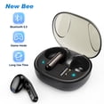 thumbnail image 1 of New Bee Touch Control Wireless Earbud Bluetooth Headphones with HD Dou-Mic, Noise Cancelling Earbuds, 1 of 11