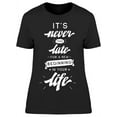 thumbnail image 1 of New Beginning In Your Life T-Shirt Women -Image by Shutterstock, Female x-Large, 1 of 2