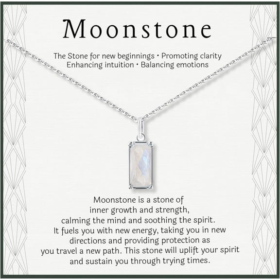 New Beginnings Rainbow Moonstone Necklace for Women