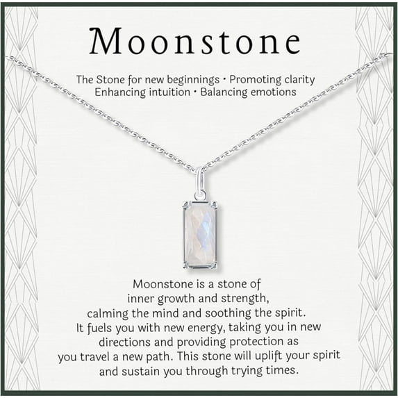 New Beginnings Rainbow Moonstone Necklace for Women