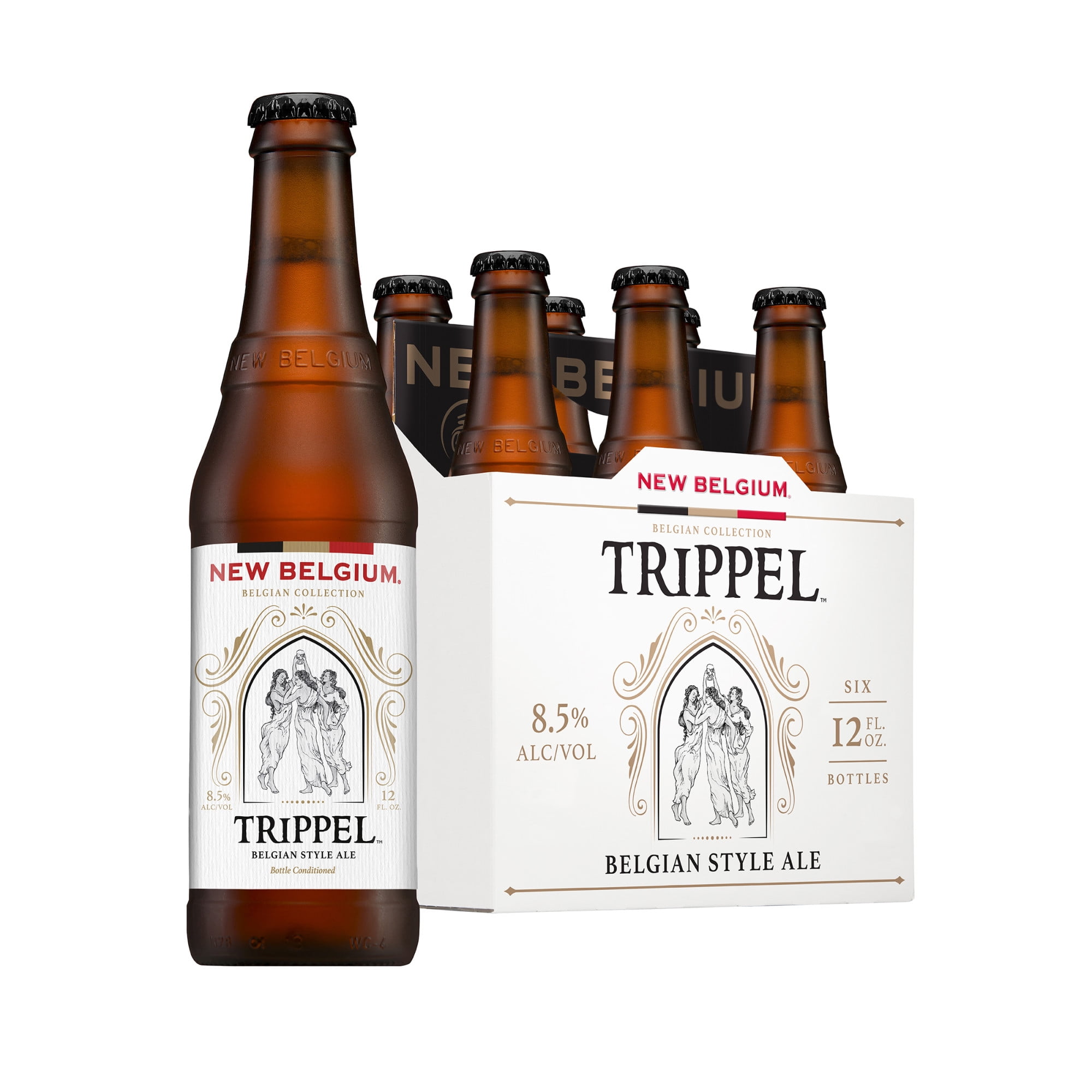 New Belgium Trippel Belgian Style Ale Craft Beer, 6 Pack, 12 fl oz
