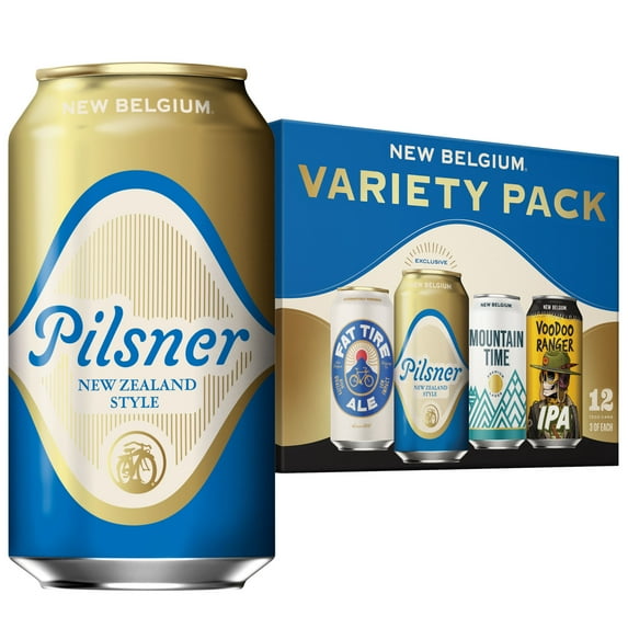 New Belgium Variety Pack Can Craft Beer, 12 pack, 12 fl oz Cans, 8% ABV