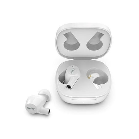 Belkin - SOUNDFORM Rise True Wireless Earbuds - White