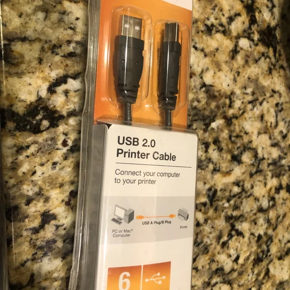 New Belkin Usb 2.0 Printer Cable 6 Feet Nib