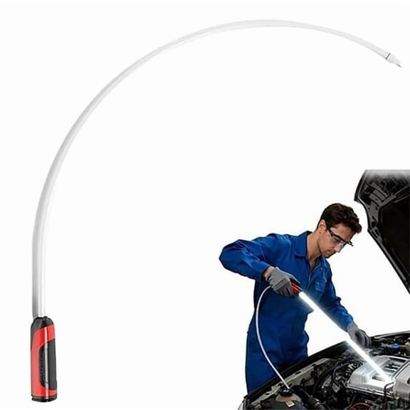 New Bendable LED Flashlight Stick, Flexible LED Flashlight Stick, Work Light with High-Lumen LED, 3 Brightness Modes, Rechargeable Flexible Light for Mechanics, Car Repairs & Tight Spaces