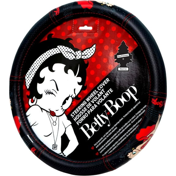 New Betty Boop Skyliner Design Car Truck Steering Wheel Cover Bundle
