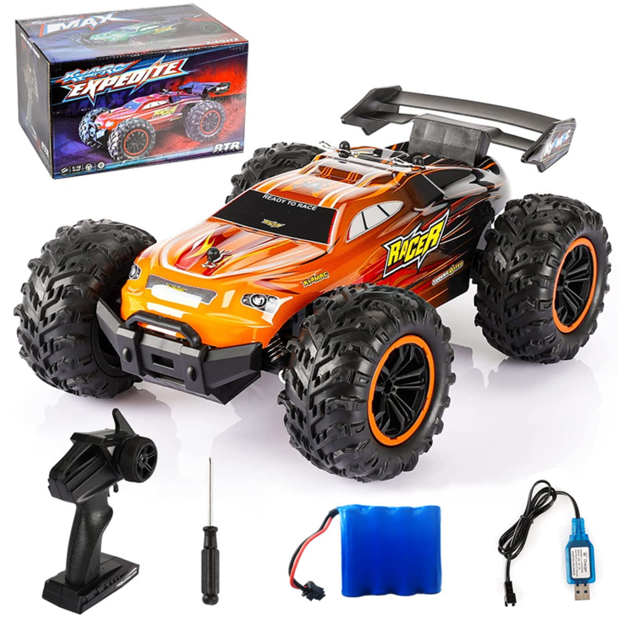 New Bigfoot Off road Remote Control Vehicle High Speed Drift Vehicle 1:18 Pickup Racing Car