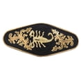 thumbnail image 1 of New Biker Men Black Metal Belt Buckle Bold Gold Scorpion Motorcycle, 1 of 6