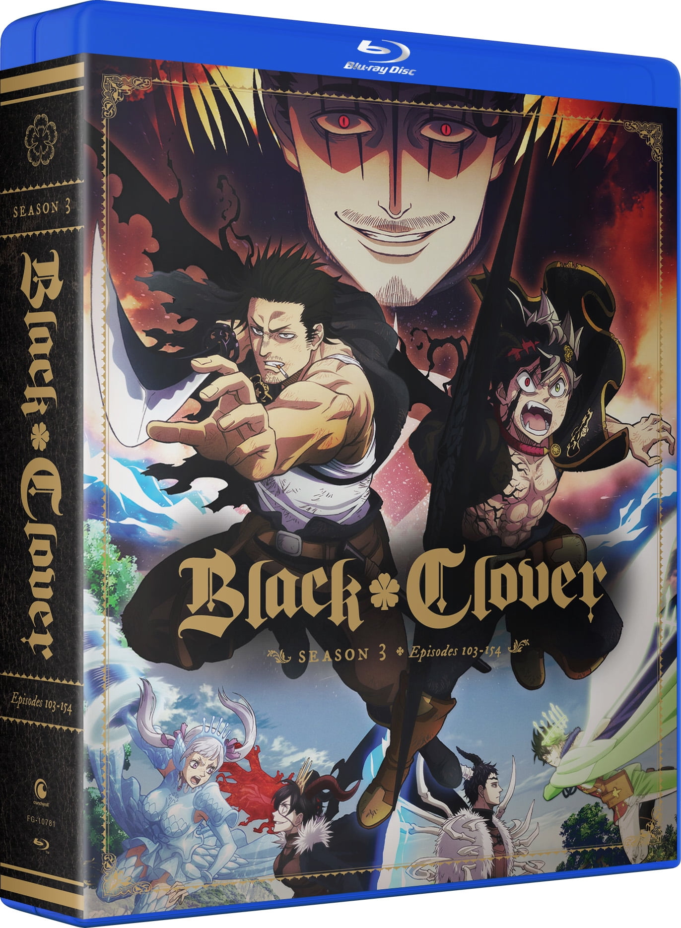 BLACK CLOVER: SEASON ONE - PART THREE NEW BLU-RAY DISC