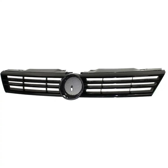 New Black Grille Assembly Compatible With Volkswagen Jetta Comfortline 5 Cyl 2.5L Jetta Highline 4 Cyl 1.8L Jetta SE 5 Cyl 2.5L 2011-2014 By VW1200151 5C6853651QWA