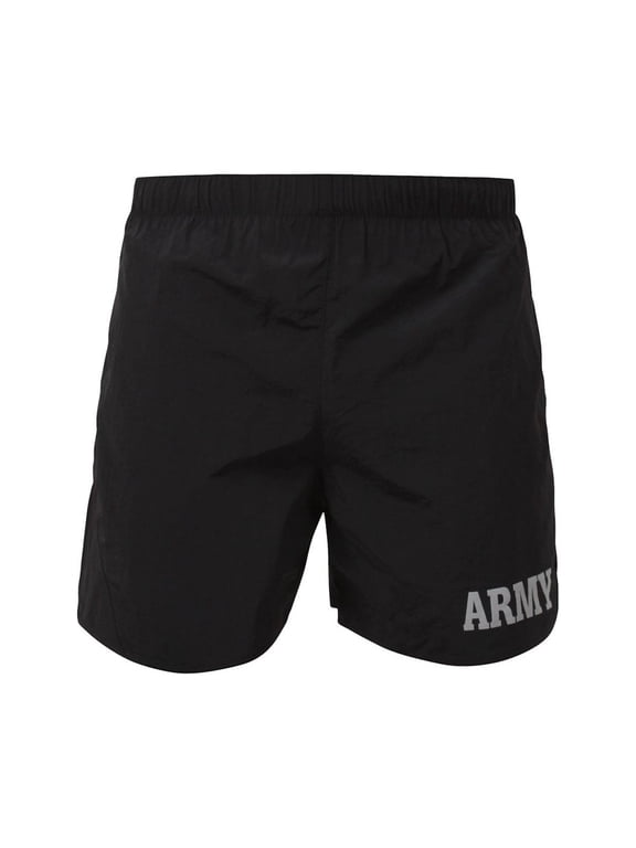 New Black Physical Training Army Shorts, Mens Sizes