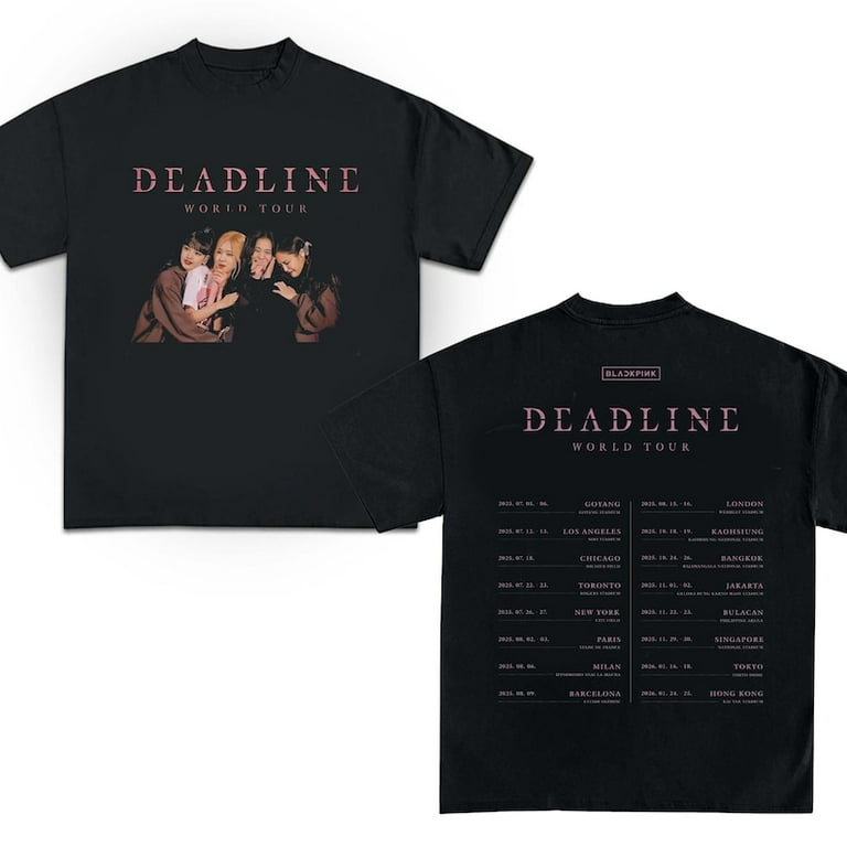 BLACKPINK DEADLINE WORLD TOUR Tシャツ韓国限定 BLACKPINK DEADLINE WORLD TOUR Tシャツ韓国限定 - メルカリ