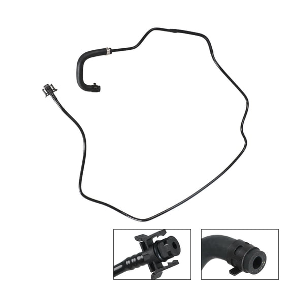 New Black Radiator Coolant Recovery Tank Overflow Hose for 2013-2020 Ford Fusion