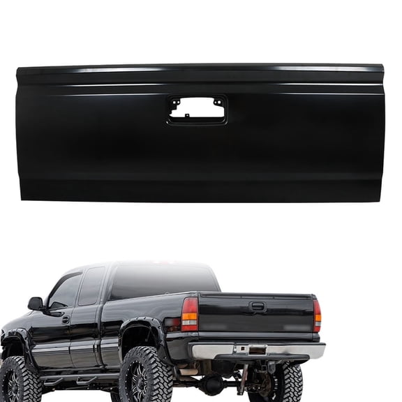 New Black Rear Tailgate Tail Gate Fit For Chevy Silverado GMC Sierra 2014-2019