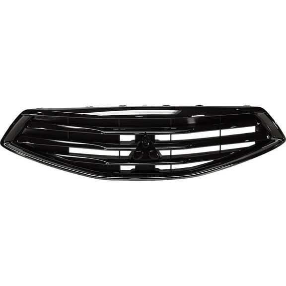New Black Shell Grille Assembly Compatible With Mitsubishi Mirage G4 GT 3 Cyl 1.2L Mirage G4 SE 3 Cyl 1.2L Mirage G4 ES 3 Cyl 1.2L 2017-2019 By MI1200270 6402A377