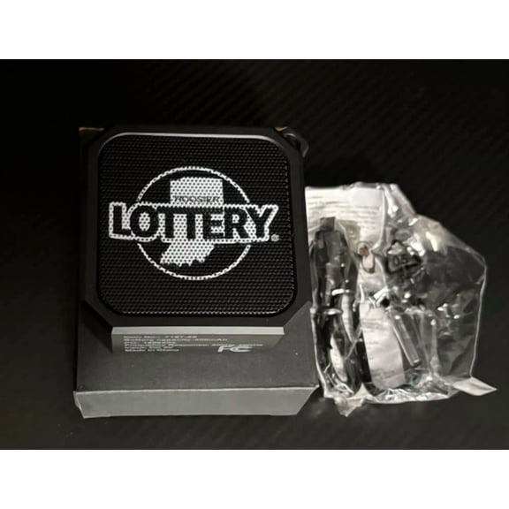 New Blackwater Outdoor Bluetooth 3" Metal Square Speaker Indiana Hoosier Lottery